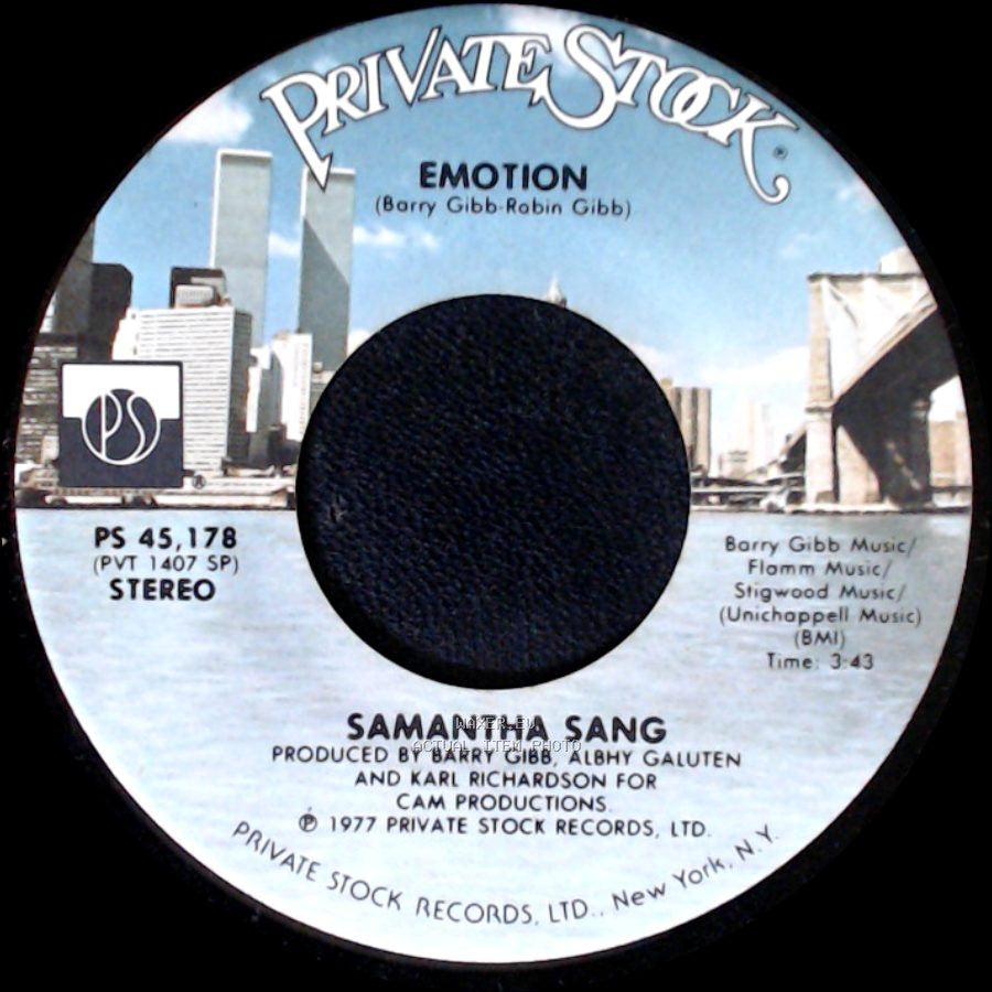 Samantha Sang - When Love Is Gone / Emotion side B