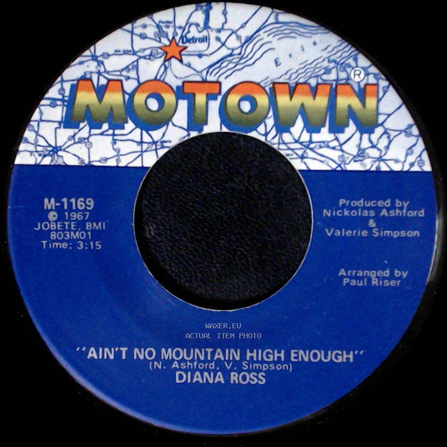 Diana Ross - Ain't No Mountain High Enough / Can't It Wait Until Tomorrow side A
