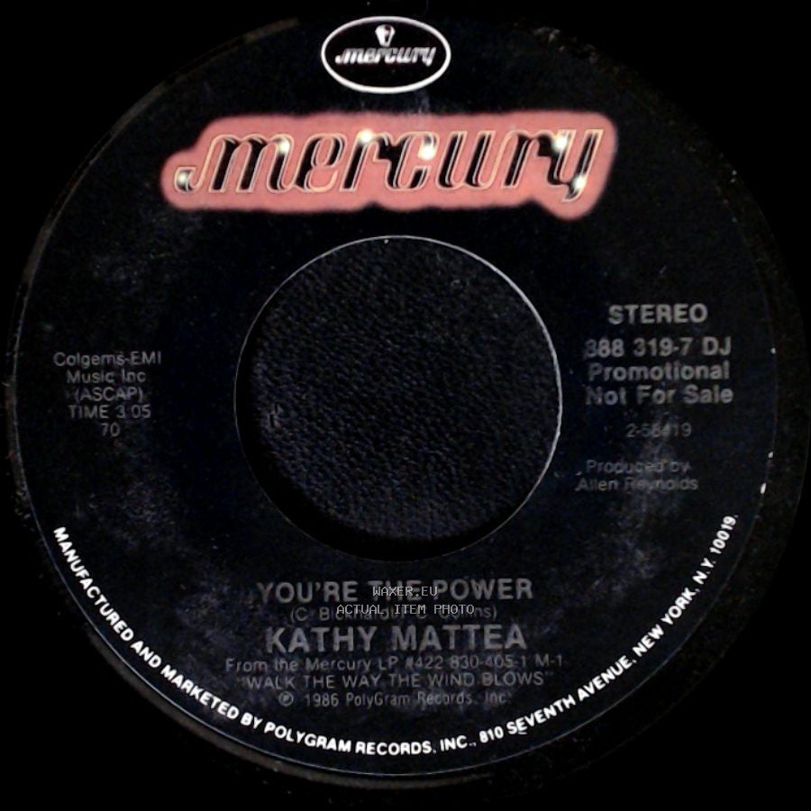 Kathy Mattea - You're The Power / You're The Power side A