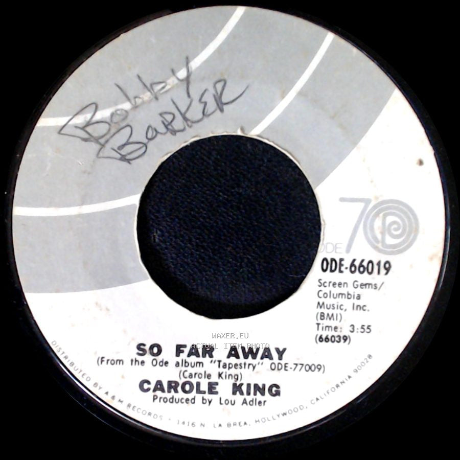 Carole King - So Far Away / Smackwater Jack side A