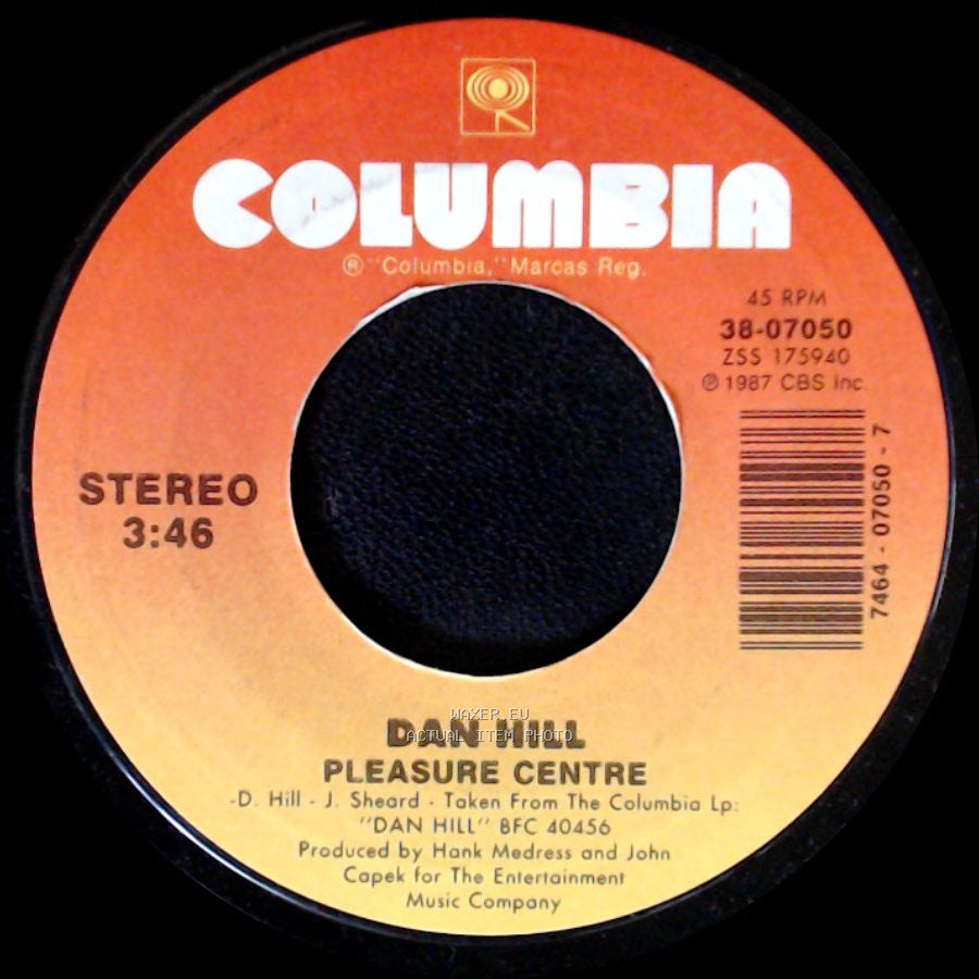 Dan Hill - Pleasure Centre / Can't We Try (Duet With Vonda Shepard) side A