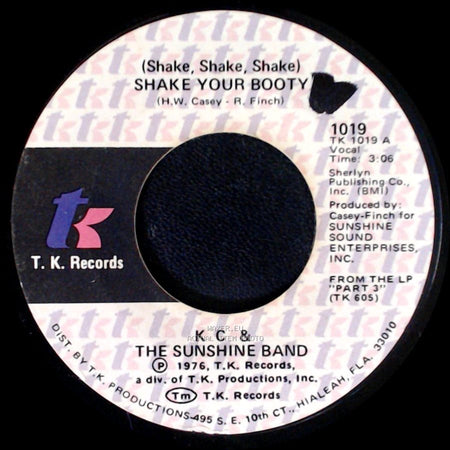 K.C. & The Sunshine Band - (Shake, Shake, Shake) Shake Your Booty / Boogie Shoes side A