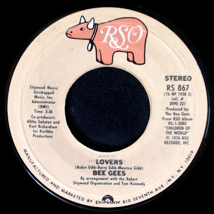 Bee Gees - Lovers / Boogie Child side A