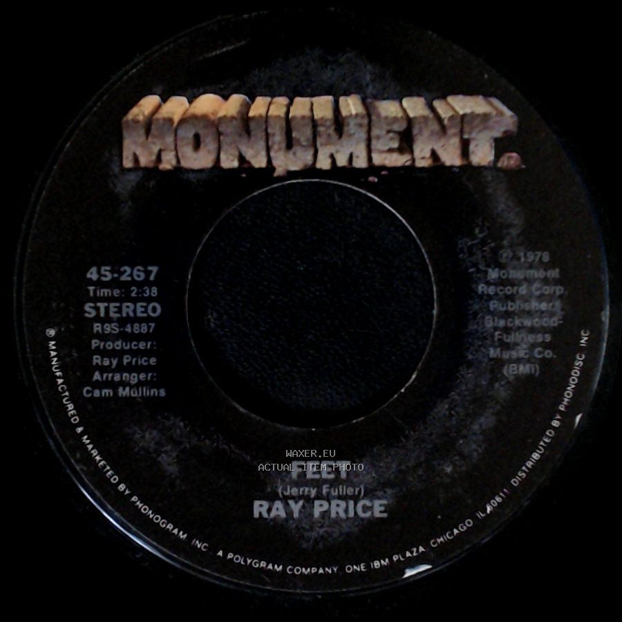 Ray Price - Feet / Let's Make A Nice Memory (Today) side A