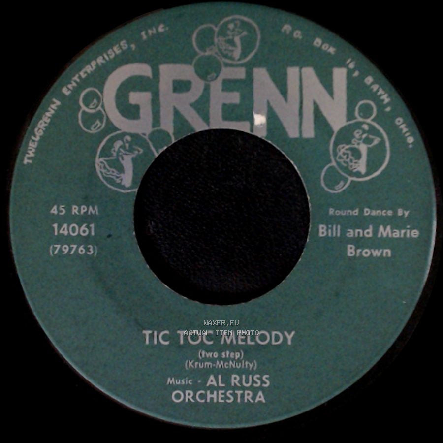 Lee And Katie Billows / Al Russ Orchestra - Never Should Have Told You / Tic Toc Melody side B