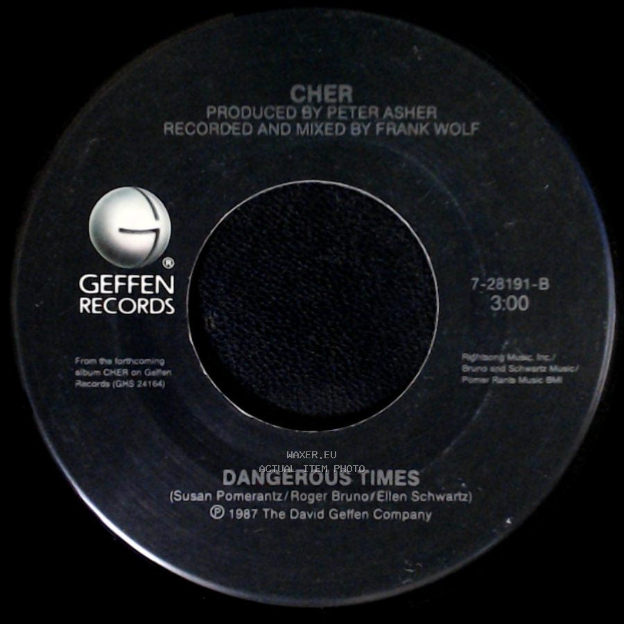 Cher - I Found Someone / Dangerous Times side B
