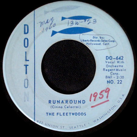 The Fleetwoods - Truly Do / Runaround side B