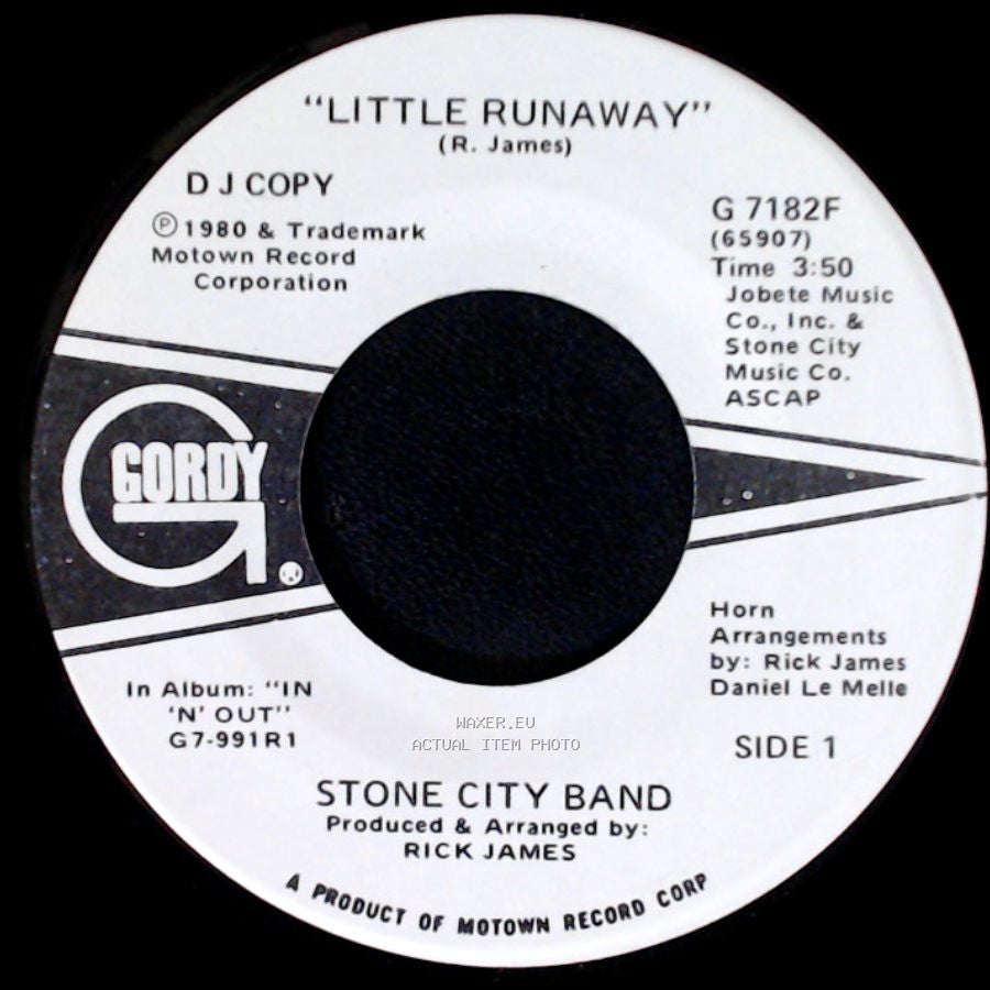 Stone City Band - Little Runaway / Little Runaway side A
