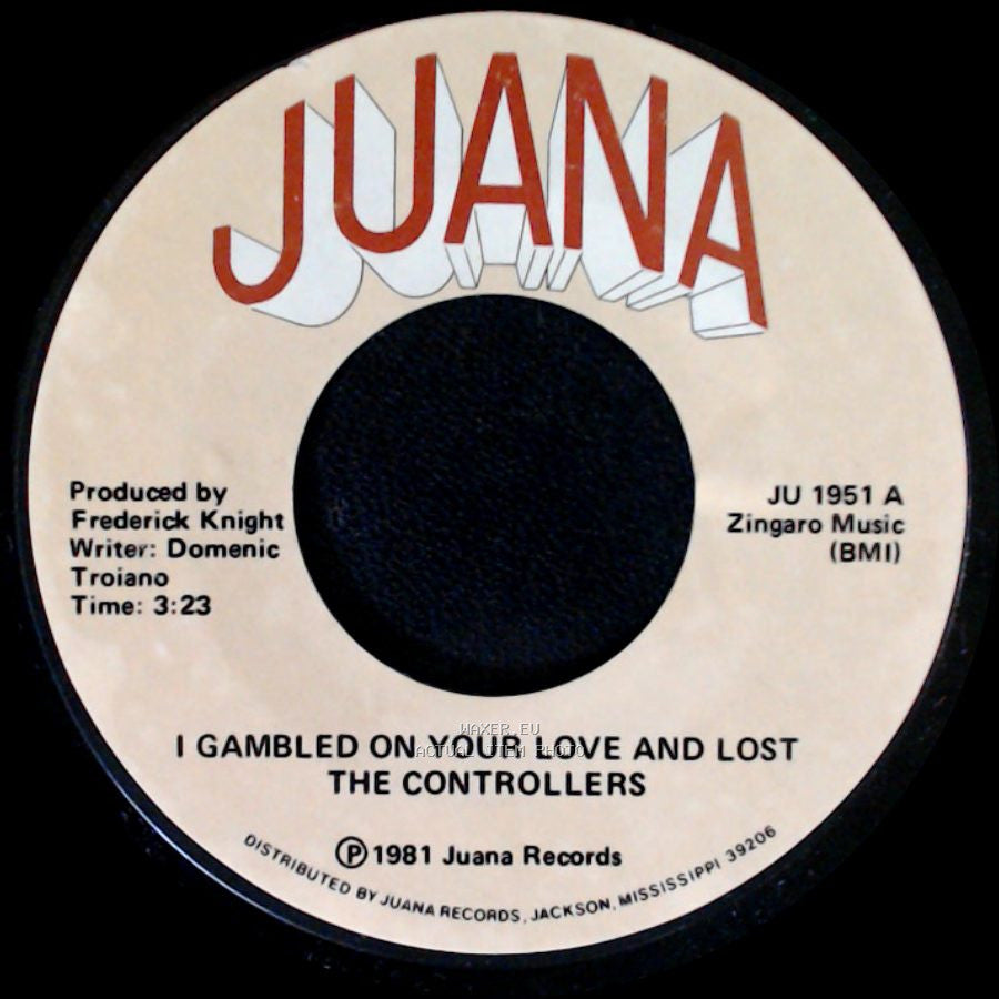 The Controllers - I Gambled On Your Love And Lost / If Tears Were Pennies side A