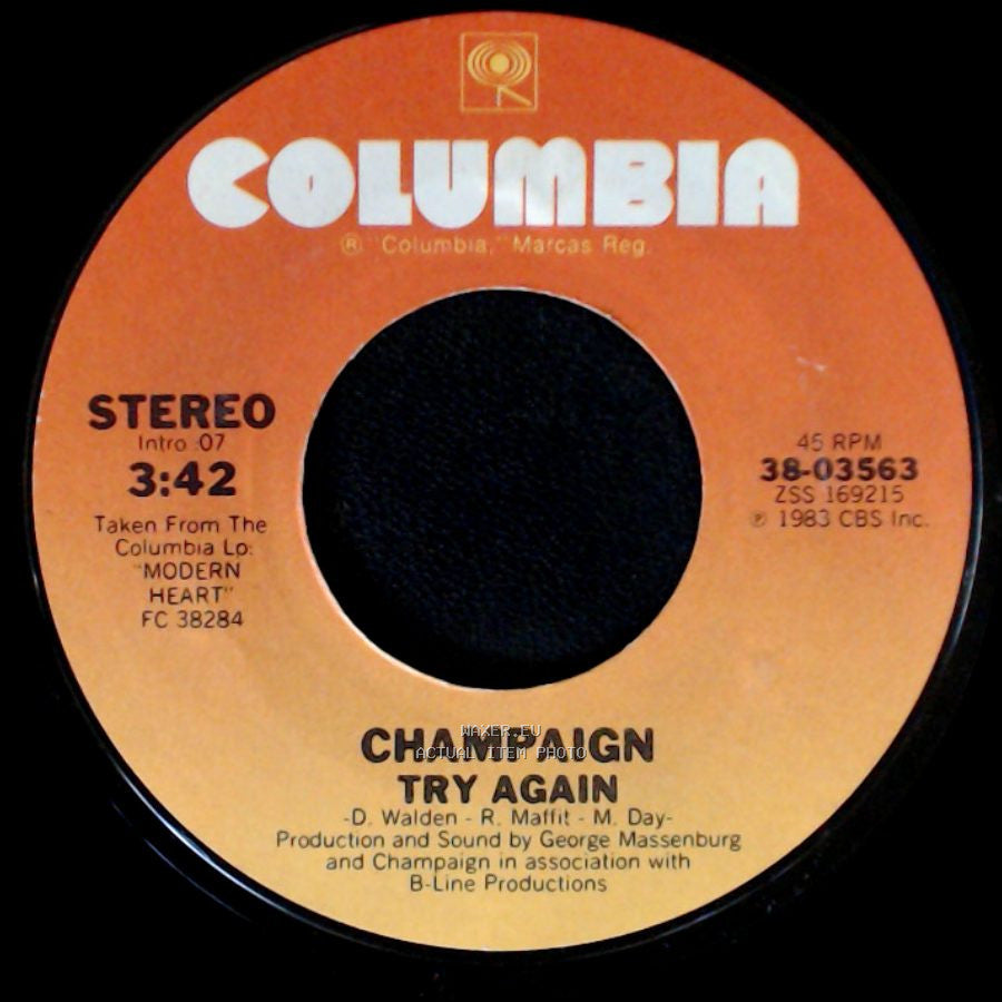Champaign - Try Again / International Feel side A