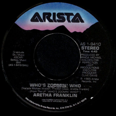 Aretha Franklin - Who's Zoomin' Who / Sweet Bitter Love side A