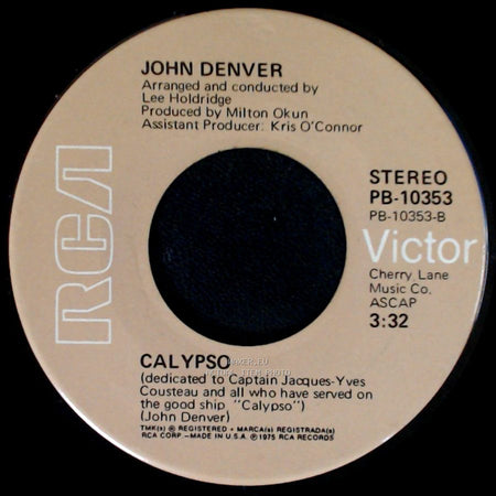 John Denver - Calypso / I'm Sorry side A