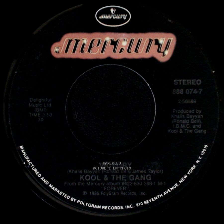 Kool & The Gang - Bad Woman / Victory side B