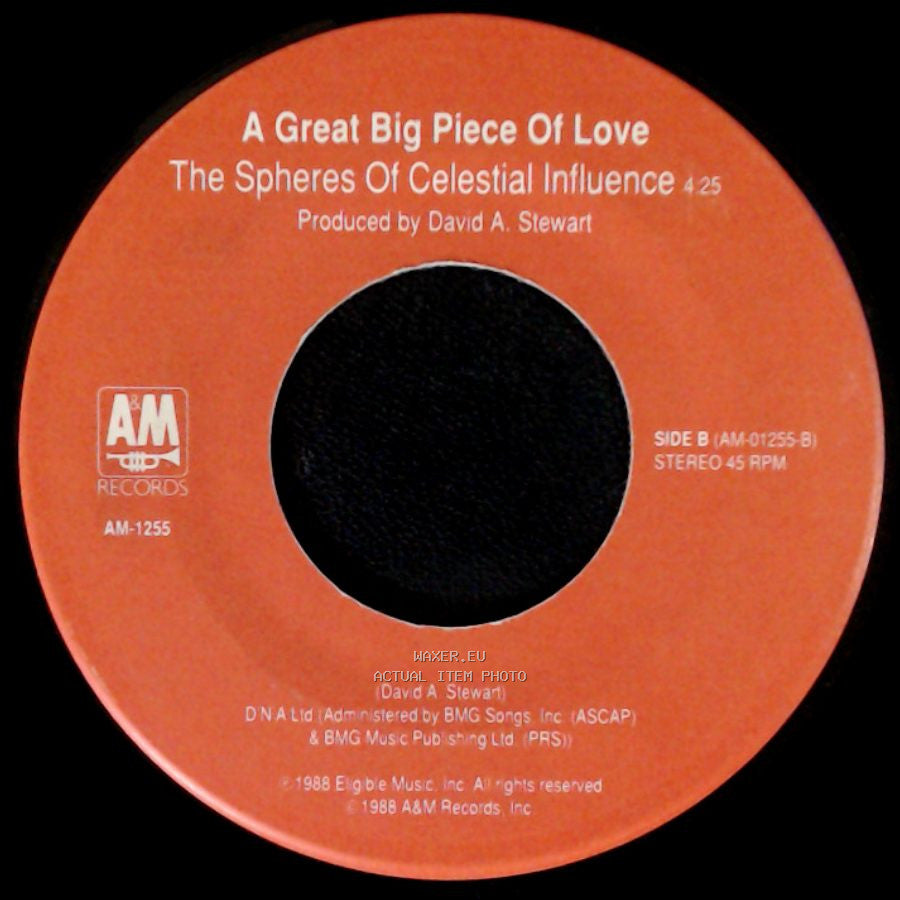 Annie Lennox & Al Green / The Spheres Of Celestial Influence - Put A Little Love In Your Heart / A Great Big Piece Of Love side B