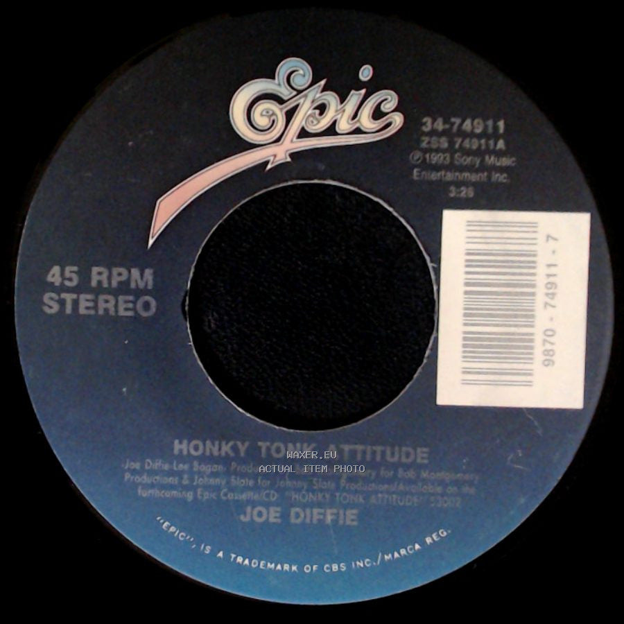 Joe Diffie - Just A Regular Joe / Honky Tonk Attitude side B