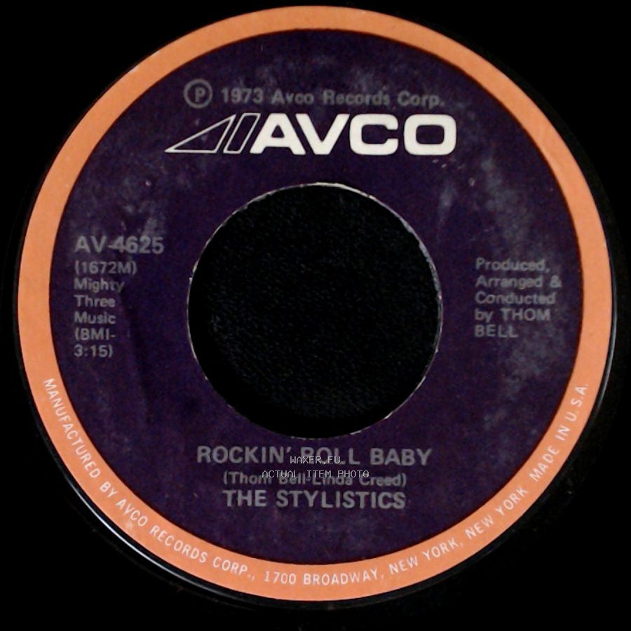 The Stylistics - Rockin' Roll Baby / Pieces side A