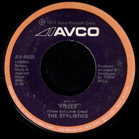 The Stylistics - Rockin' Roll Baby / Pieces side B