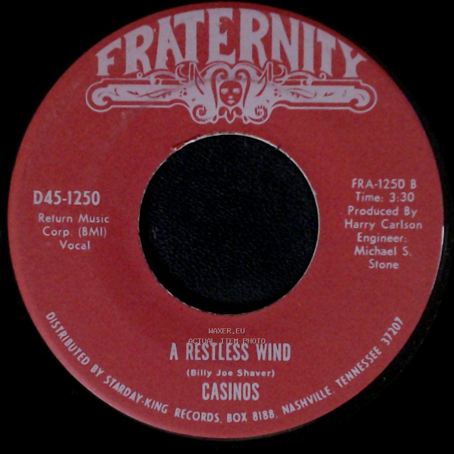 Casinos - Loving Her Was Easier / A Restless Wind side B