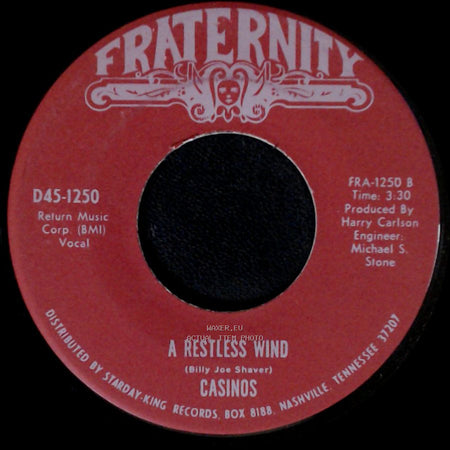 Casinos - Loving Her Was Easier / A Restless Wind side B
