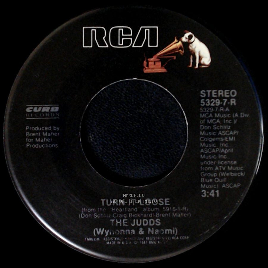 The Judds (Wynonna & Naomi) - Cow Cow Boogie / Turn It Loose side B