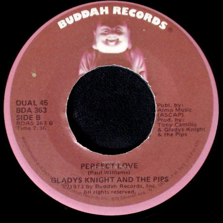 Gladys Knight And The Pips - Where Peaceful Waters Flow / Perfect Love side B
