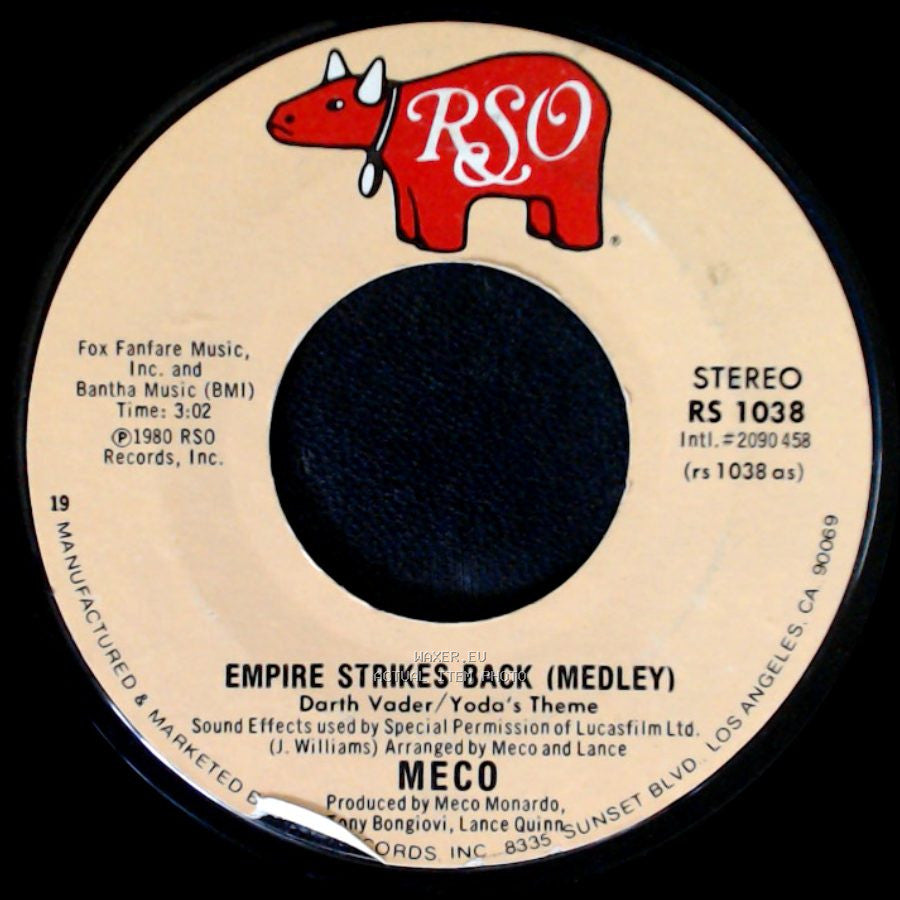 Meco - The Force Theme / Empire Strikes Back (Medley) side B