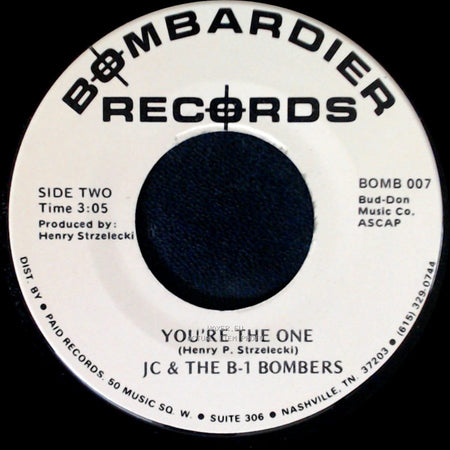 Jc & The B-1 Bombers - Bomb Iran / You’Re The One side B
