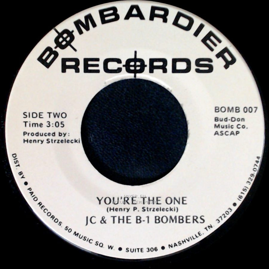 Jc & The B-1 Bombers - Bomb Iran / You’Re The One side B