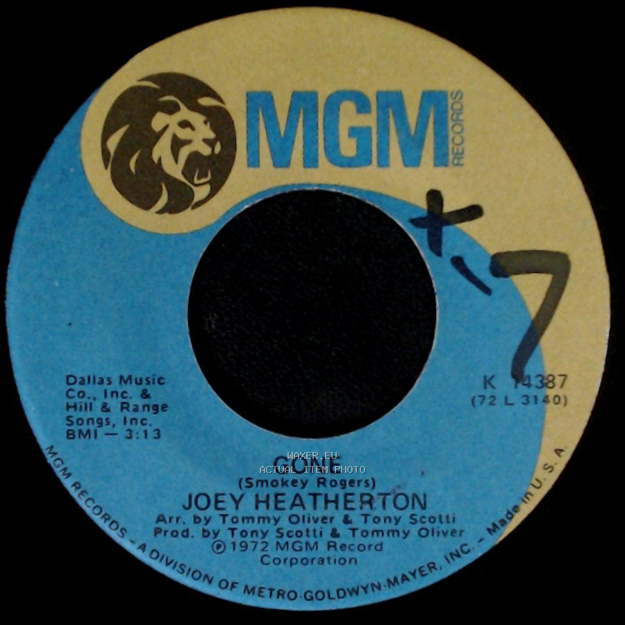 Joey Heatherton - Gone / The Road I Took To You (Pieces) side A