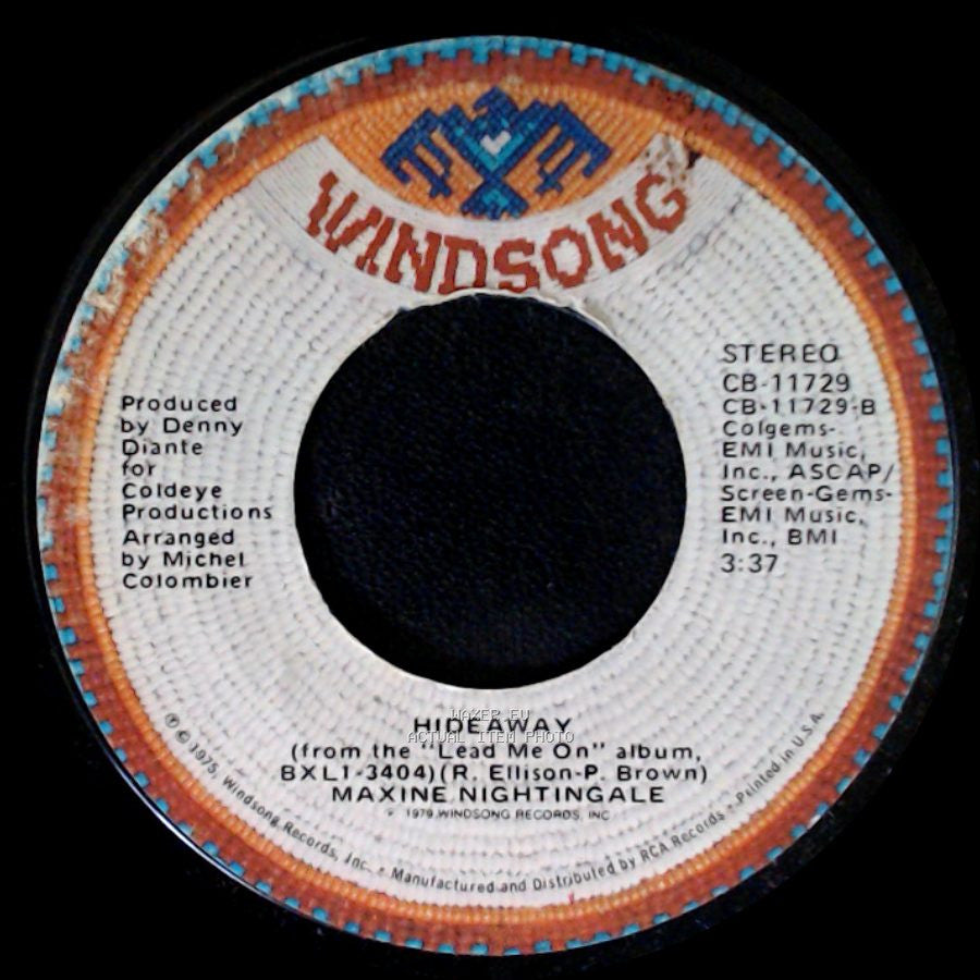 Maxine Nightingale - Hideaway / (Bringing Out) The Girl In Me side A