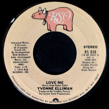 Yvonne Elliman - Love Me / (I Don't Know Why) I Keep Hangin' On side A
