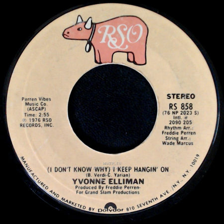 Yvonne Elliman - Love Me / (I Don't Know Why) I Keep Hangin' On side B