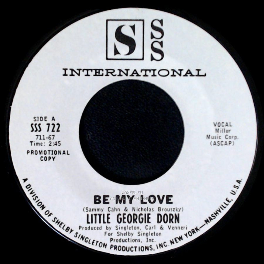 Little Georgie Dorn - Be My Love / Be My Love side A