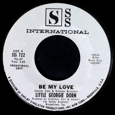 Little Georgie Dorn - Be My Love / Be My Love side B