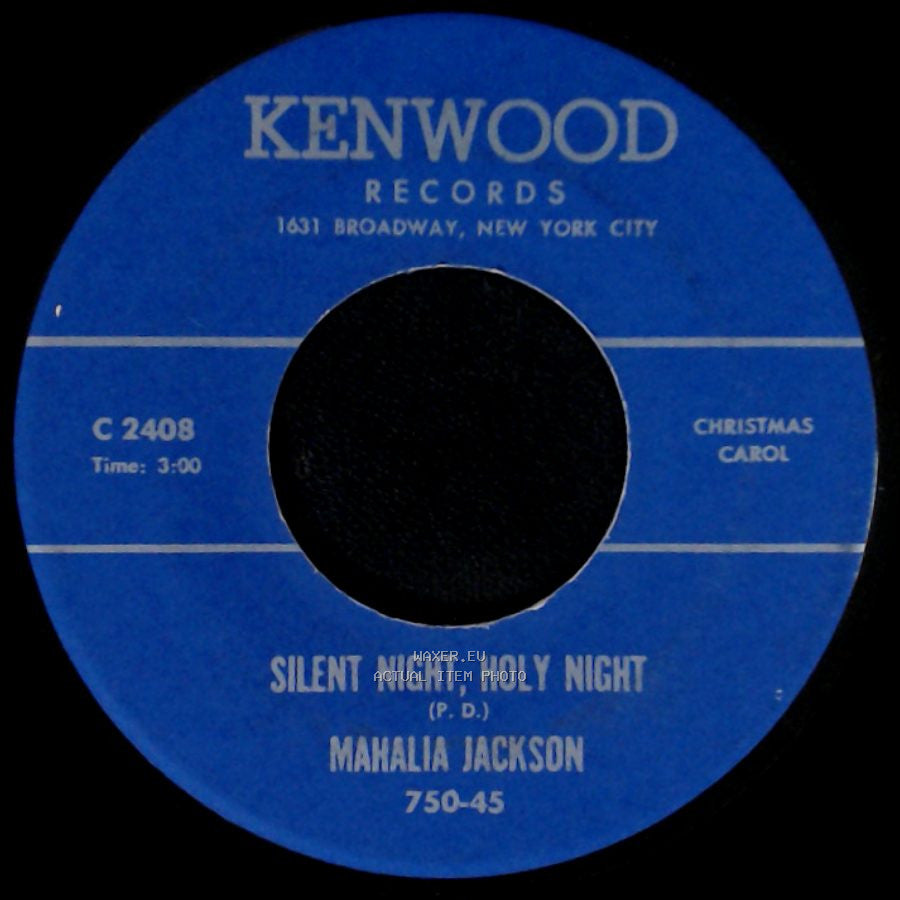 Mahalia Jackson - Lord's Prayer / Silent Night, Holy Night side B