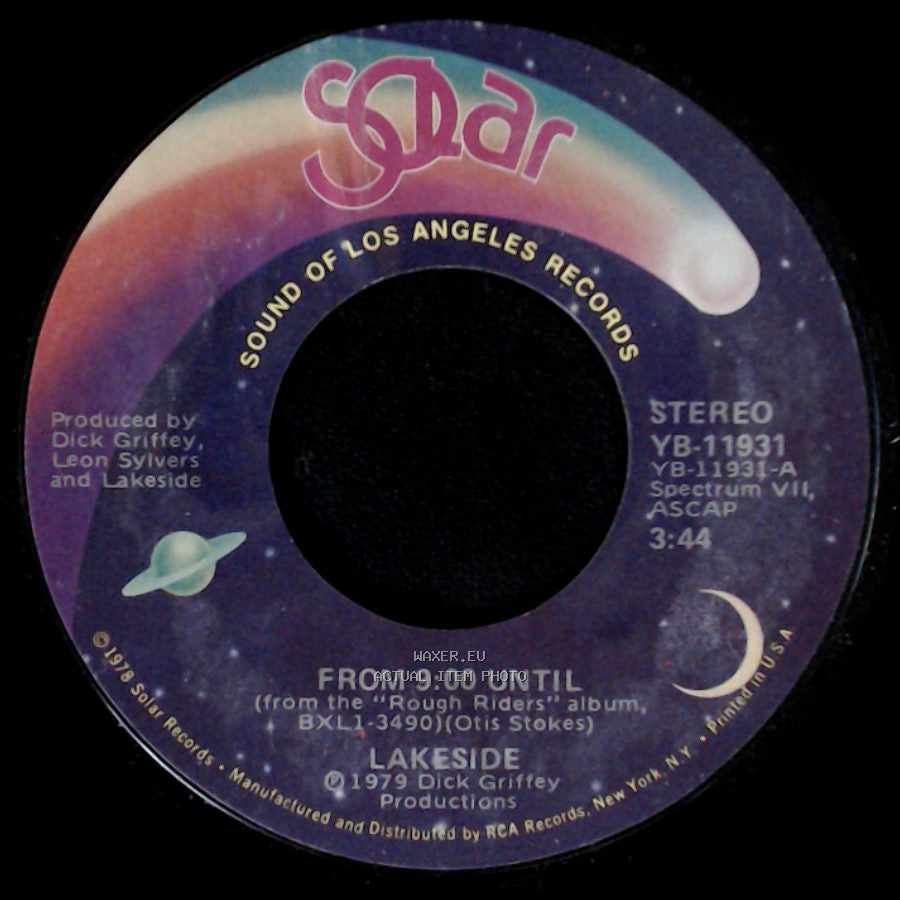 Lakeside - From 9:00 Until / All In My Mind side A