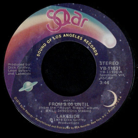Lakeside - From 9:00 Until / All In My Mind side A