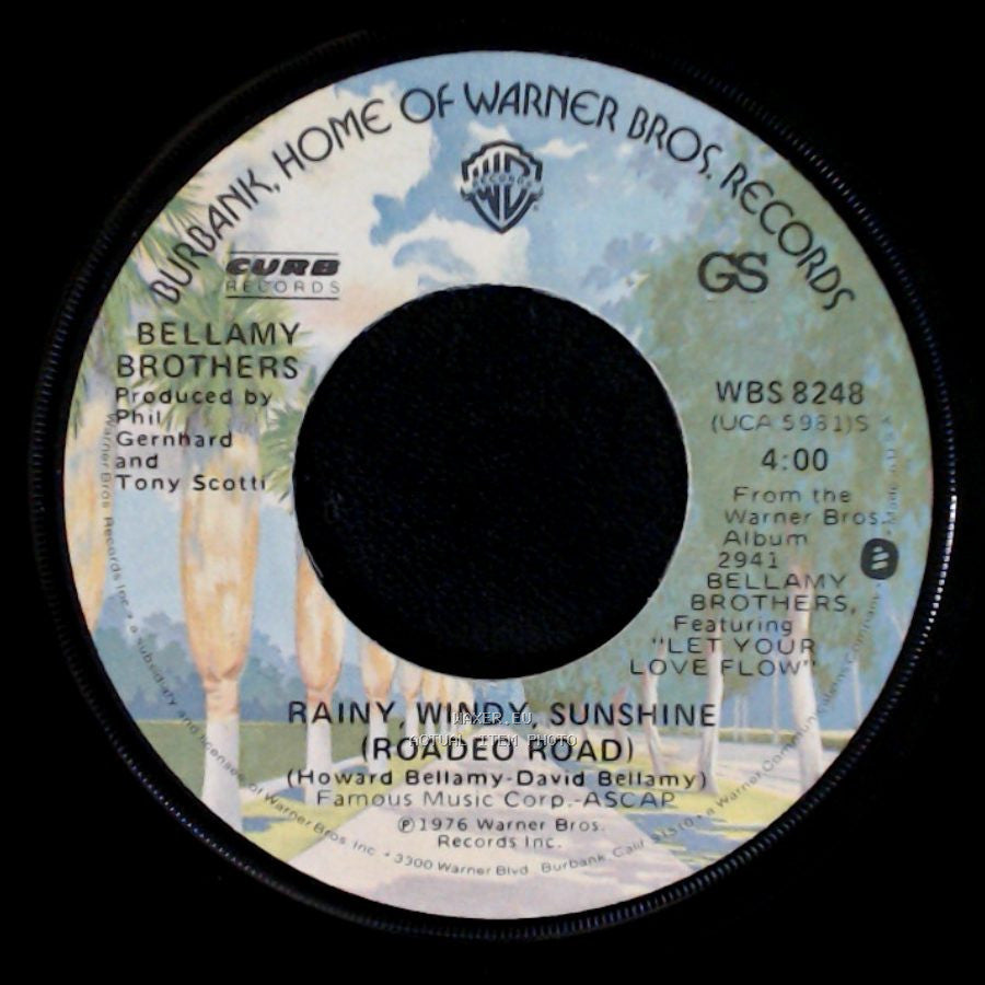 Bellamy Brothers - Satin Sheets / Rainy Windy Sunshine (Rodeo Road) side B