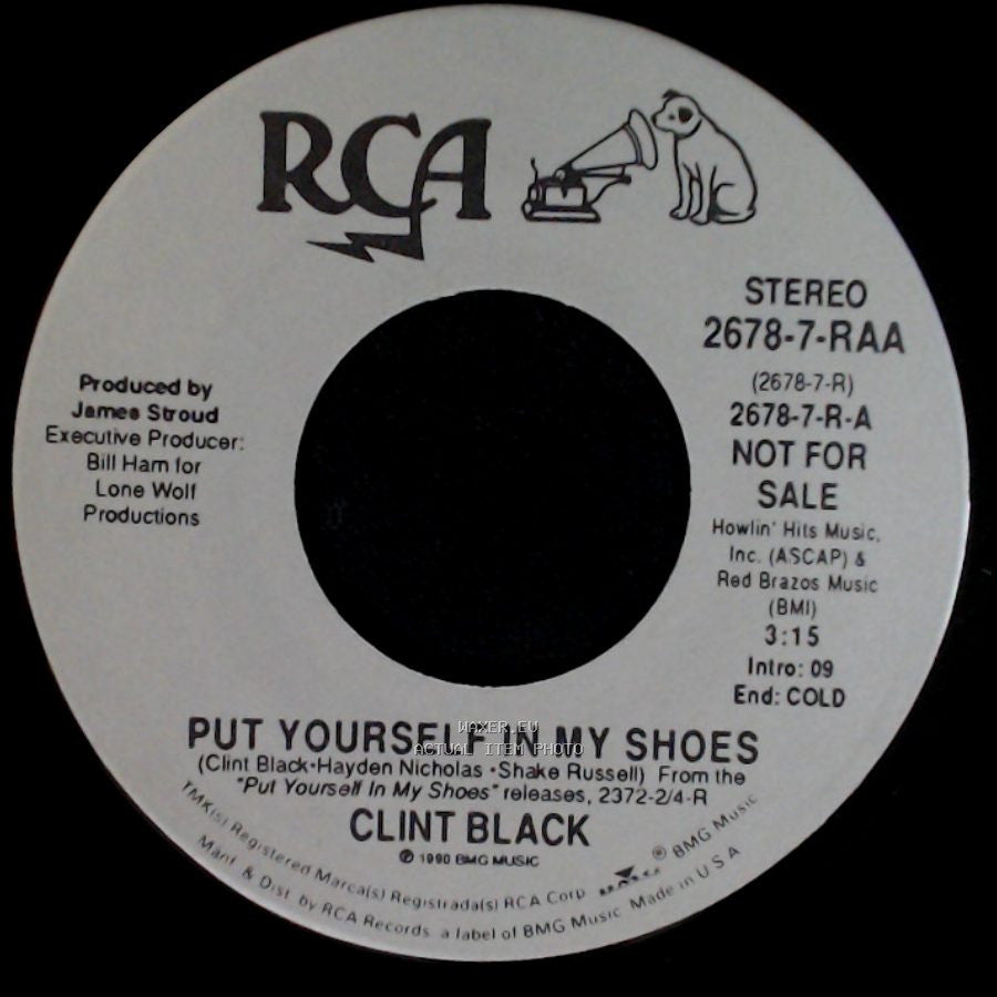 Clint Black - Put Yourself In My Shoes / Put Yourself In My Shoes side B