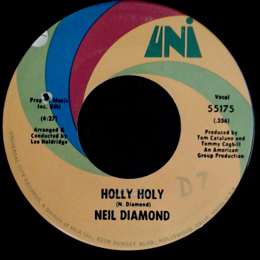 Neil Diamond - Holly Holy / Hurtin' You Don't Come Easy side A