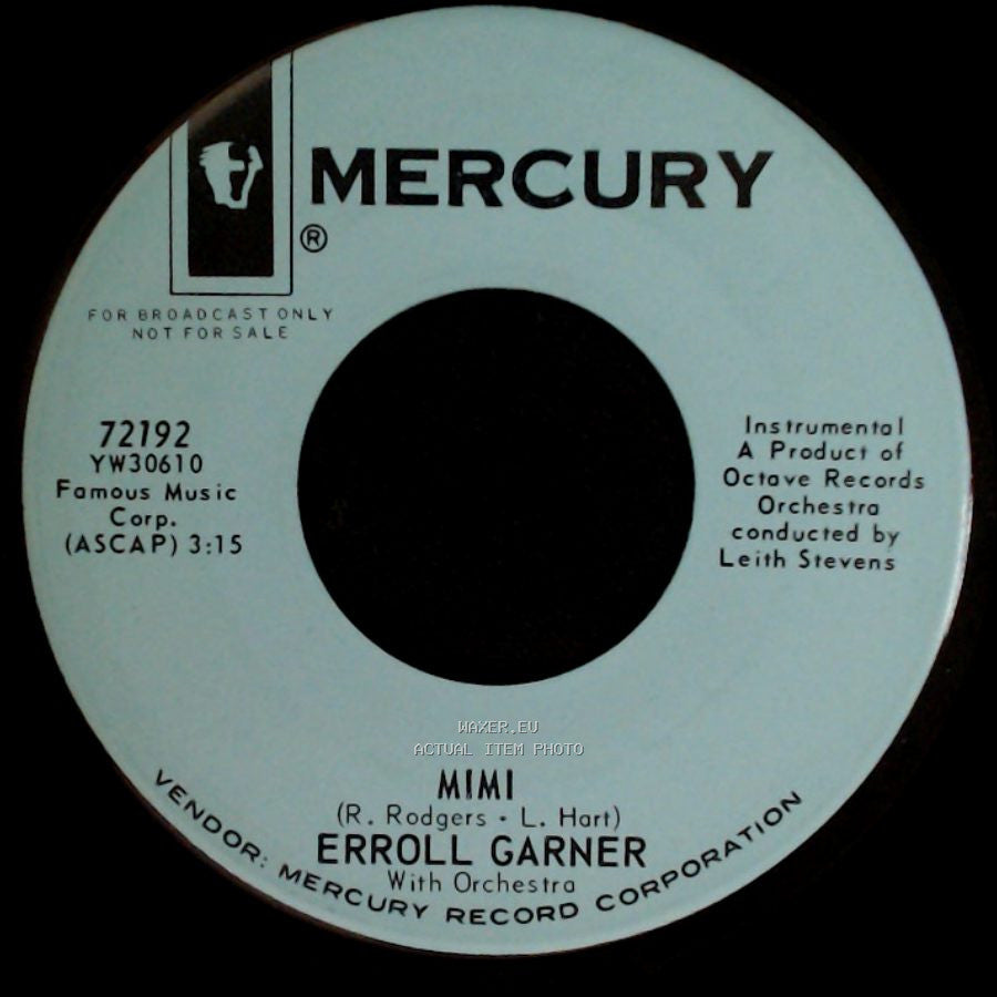 Erroll Garner - Mimi / A New Kind Of Love side A