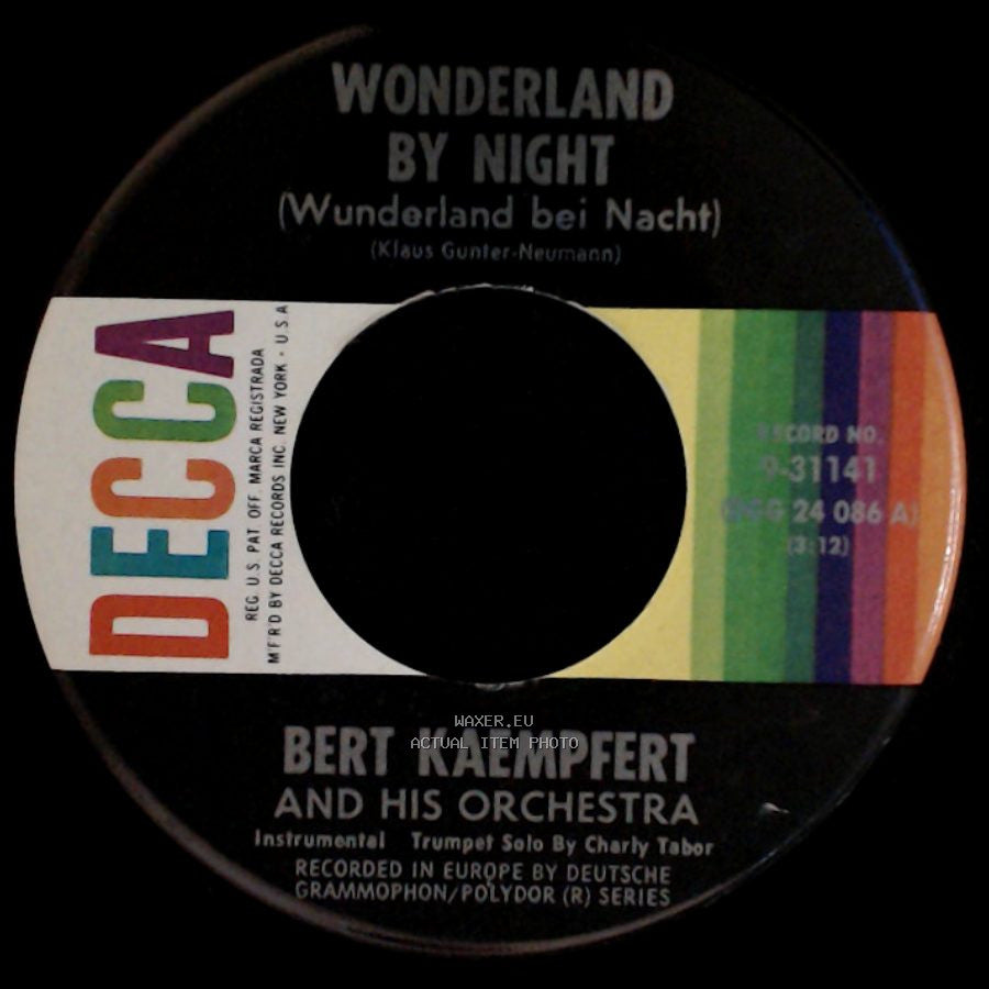 Bert Kaempfert And His Orchestra - Dreaming The Blues / Wonderland By Night (Wunderland Bei Nacht) side B