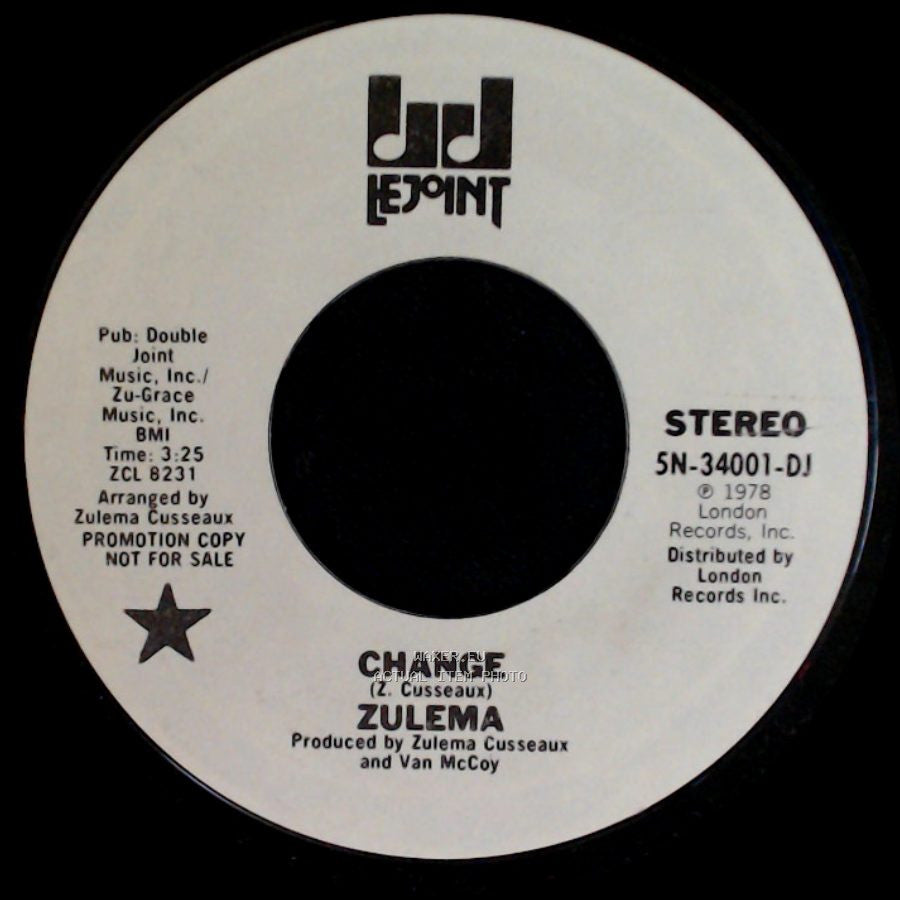 Zulema - Change / Change side A