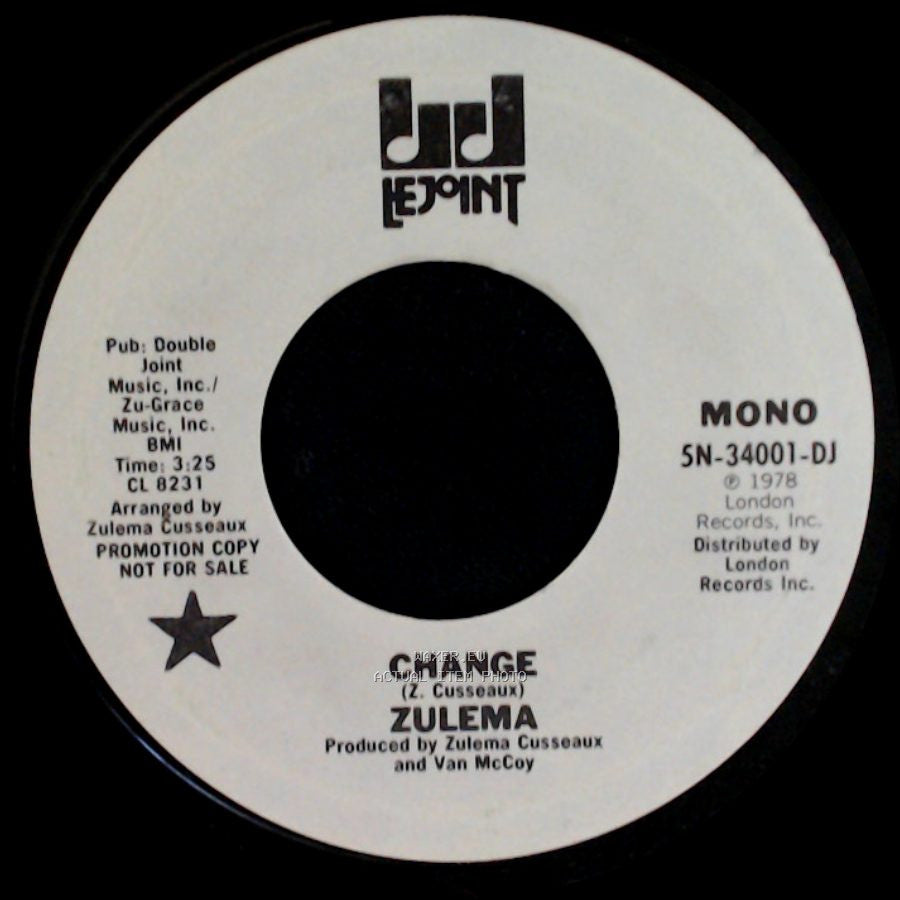 Zulema - Change / Change side B