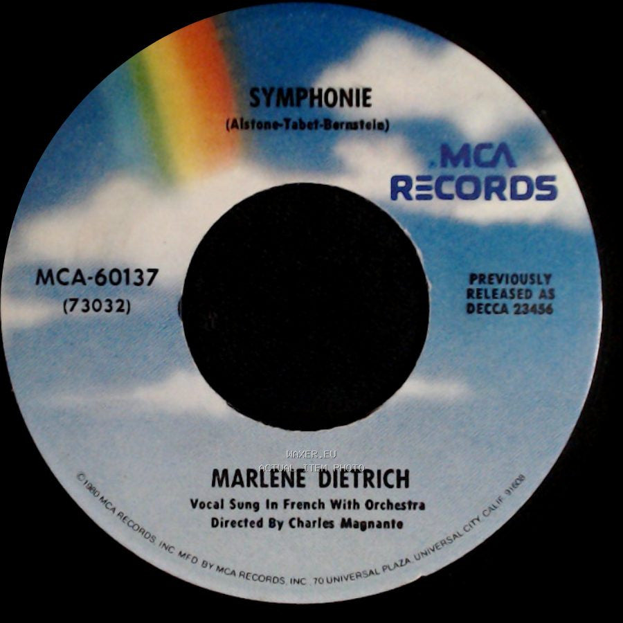 Marlene Dietrich - Symphonie / Lili Marlene side A