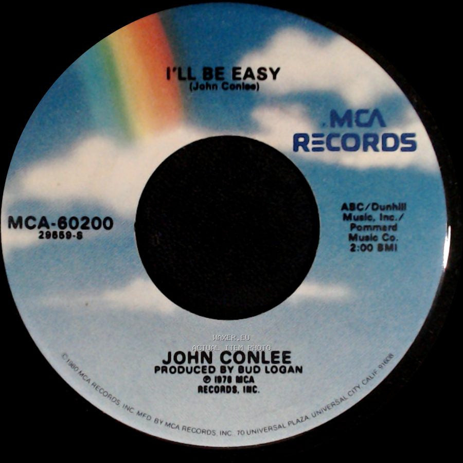 John Conlee - I'll Be Easy / Rose Colored Glasses side A