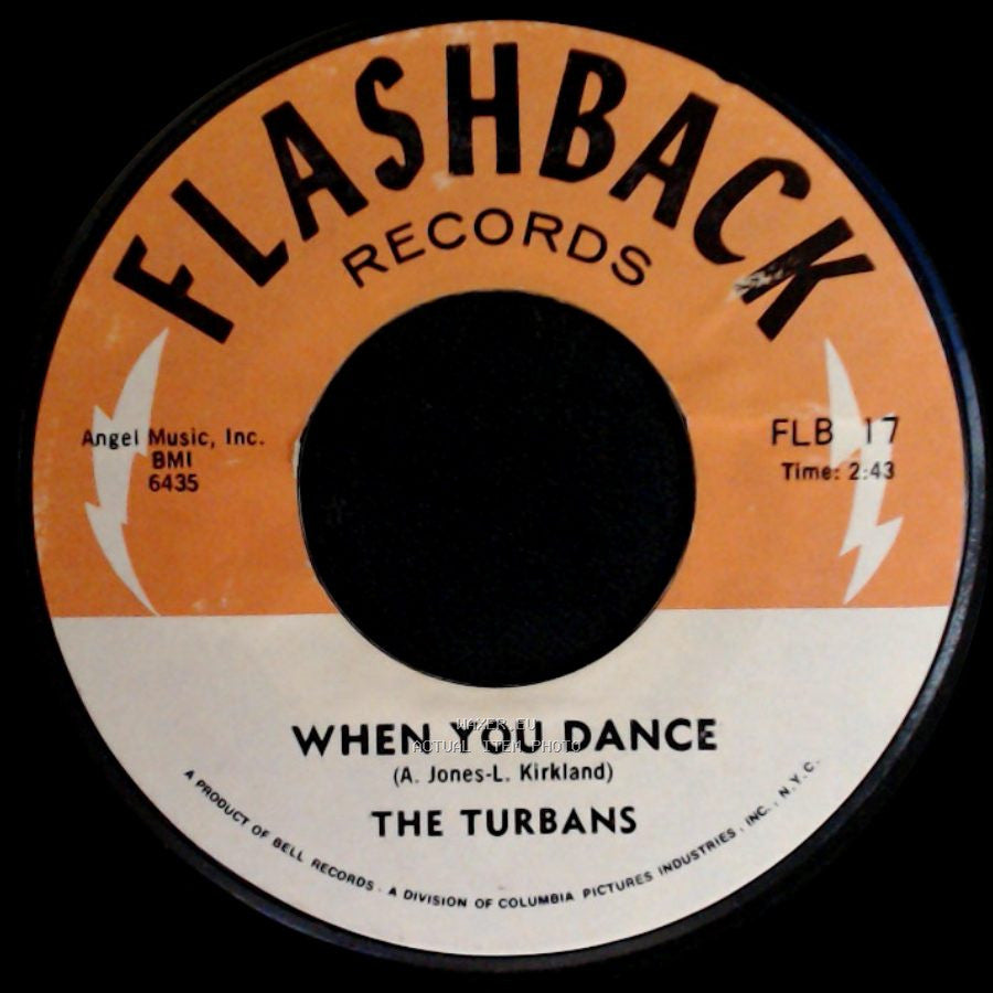 The Turbans - Let Me Show You Round My Heart / When You Dance side B