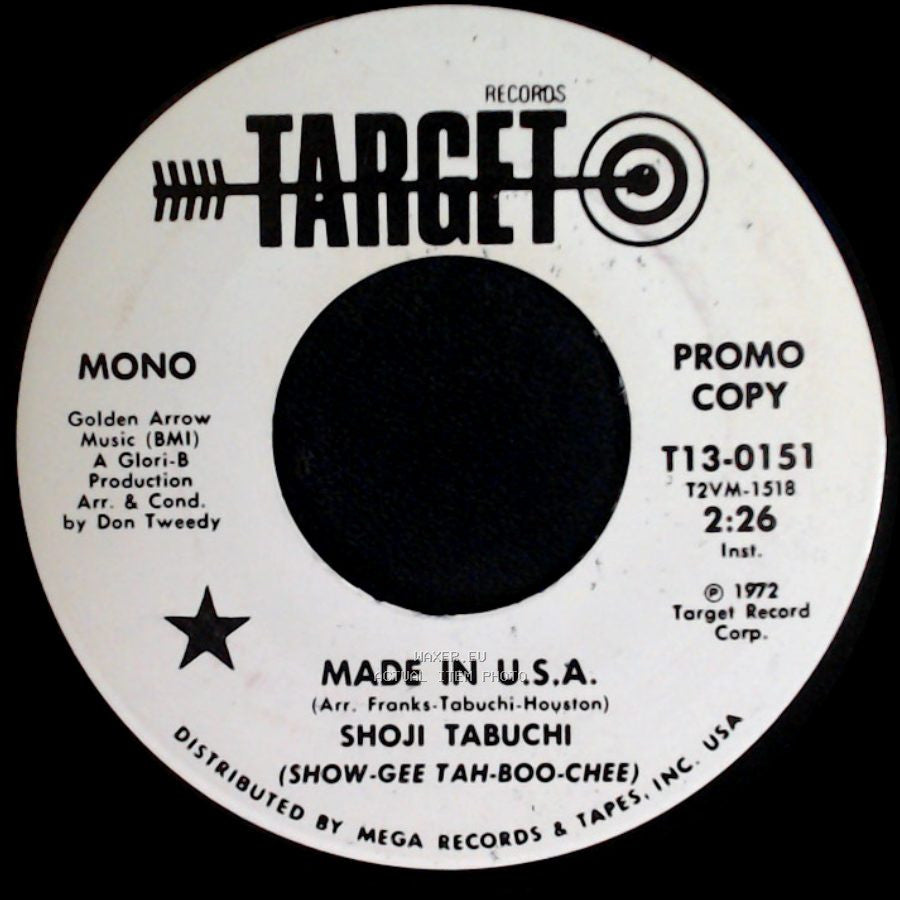 Shoji Tabuchi - Over The Waves / Unknown Title B side B