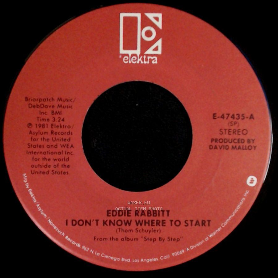 Eddie Rabbitt - Skip-A-Beat / I Don't Know Where To Start side B