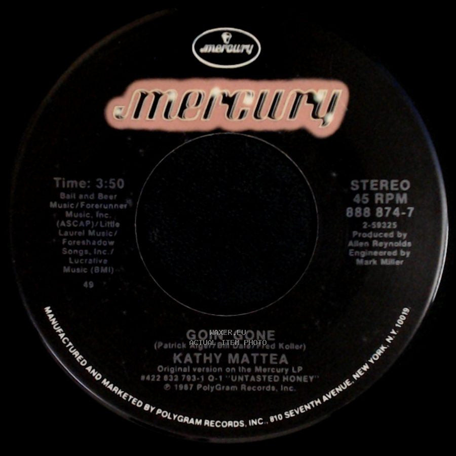 Kathy Mattea - Goin' Gone / Every Love side A